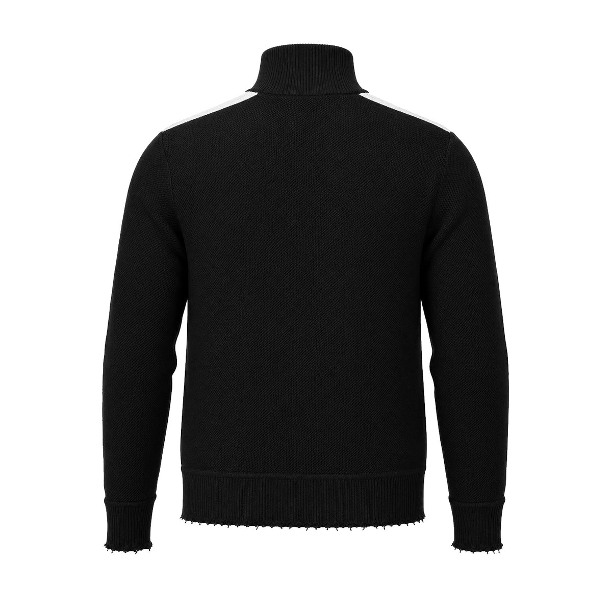 Introducing - COOGI Heavy Weight Fashion Knit Track Jacket - Black