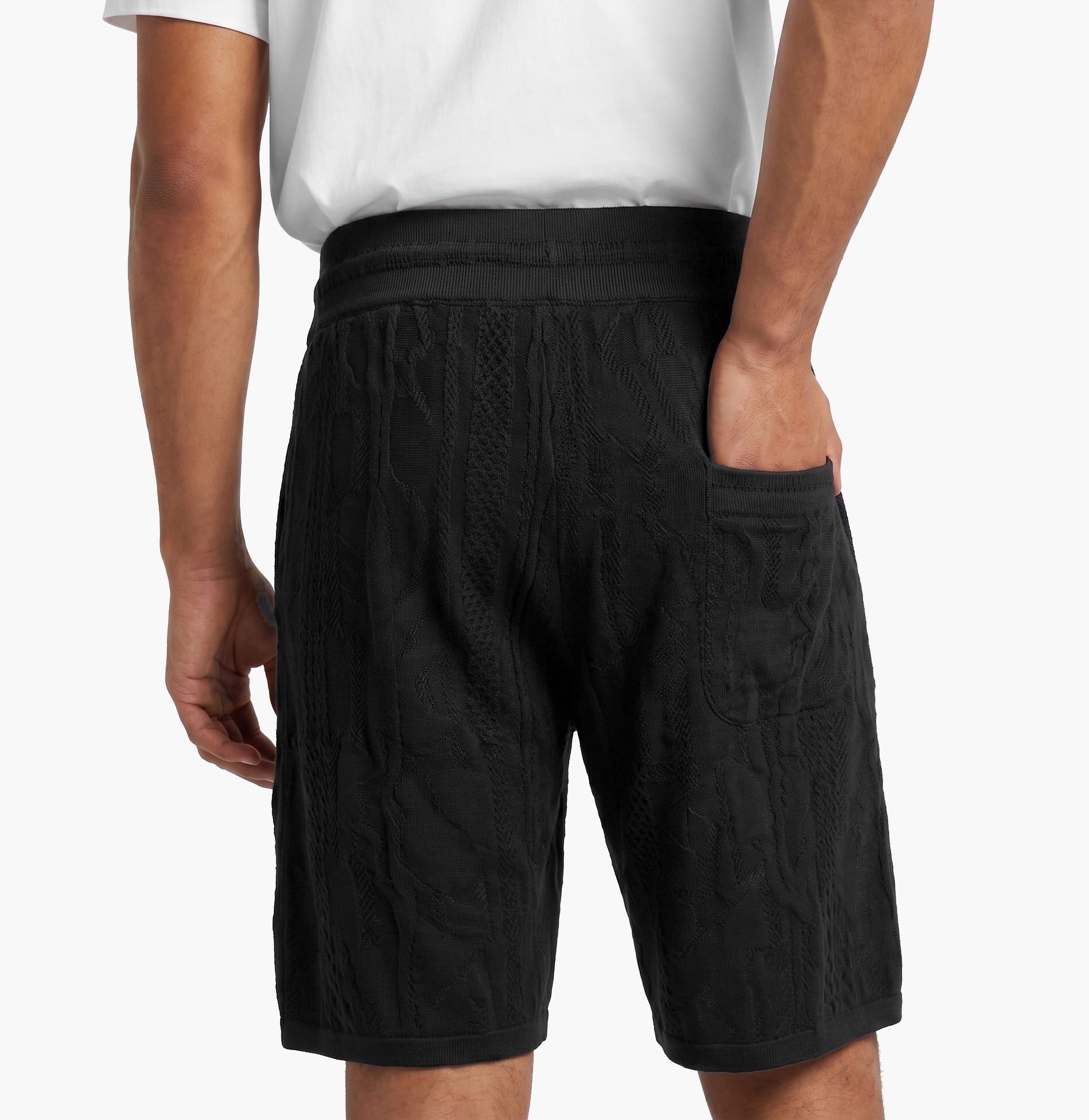 New - COOGI Light Weight Sweater Knit Blackout Shorts