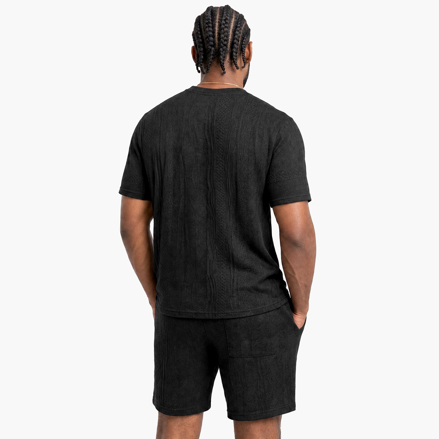 New - COOGI Light Weight Sweater Knit BlackOut Tee