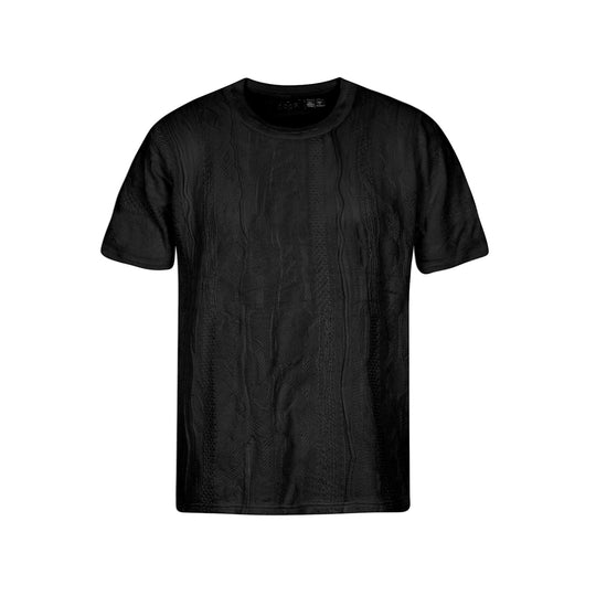 New - COOGI Light Weight Sweater Knit BlackOut Tee