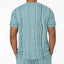 New - COOGI Light Weight Sweater Knit Tee - Blue Base