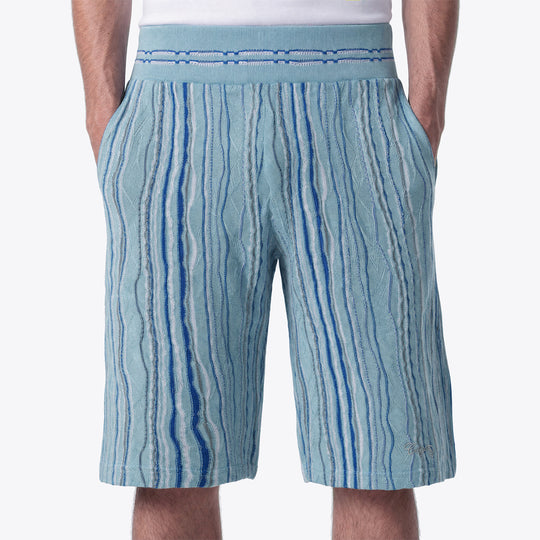 New -COOGI Light Weight Sweater Knit Shorts - Blue Base
