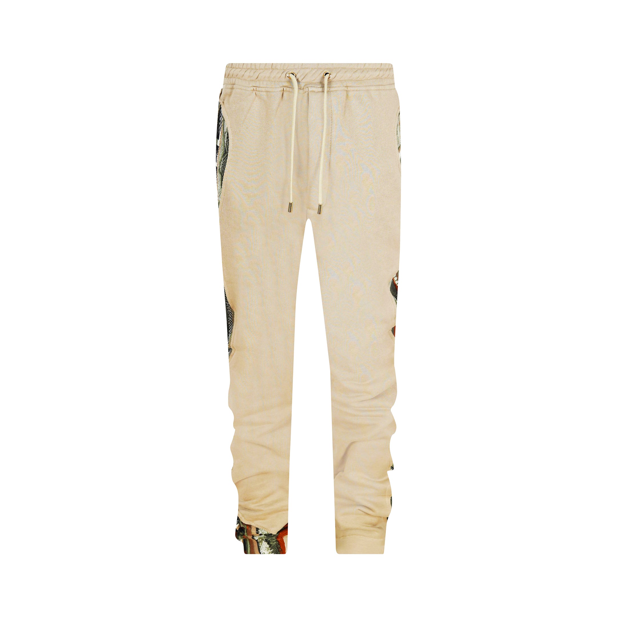 COOGI Sweater Pieced Fleece Jogger - Khaki