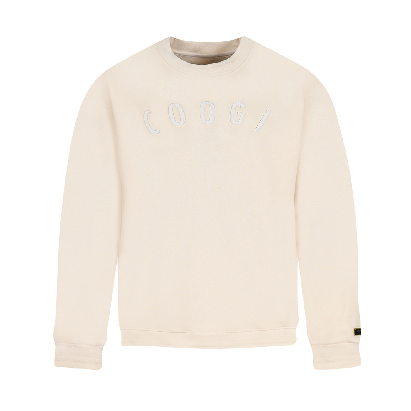 New - COOGI  - Statement Crew - Oversized - Bone: COOGI Crown Reserve HeavyLuxe Fleece