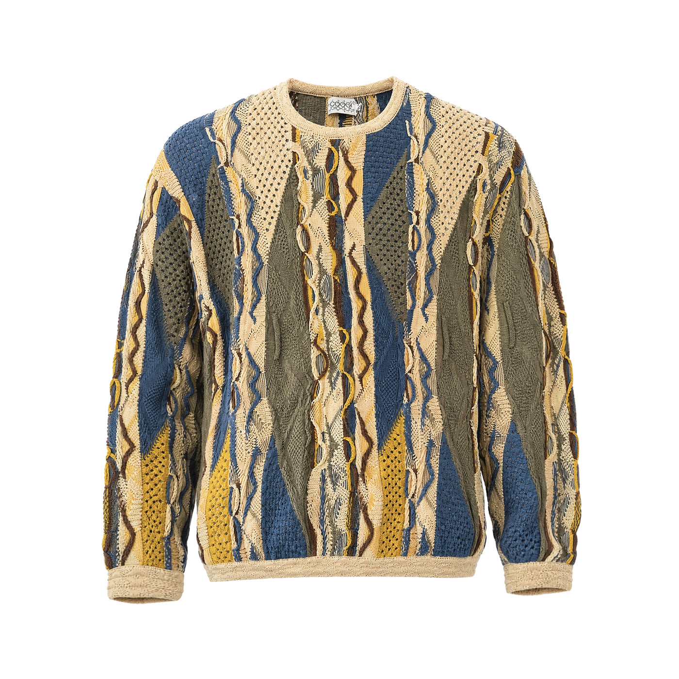 Introducing - COOGI Heavy Weight Fashion Knit Crewneck - Multi