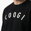 New - COOGI  - Statement Crew - Oversized - Black: COOGI Crown Reserve HeavyLuxe Fleece