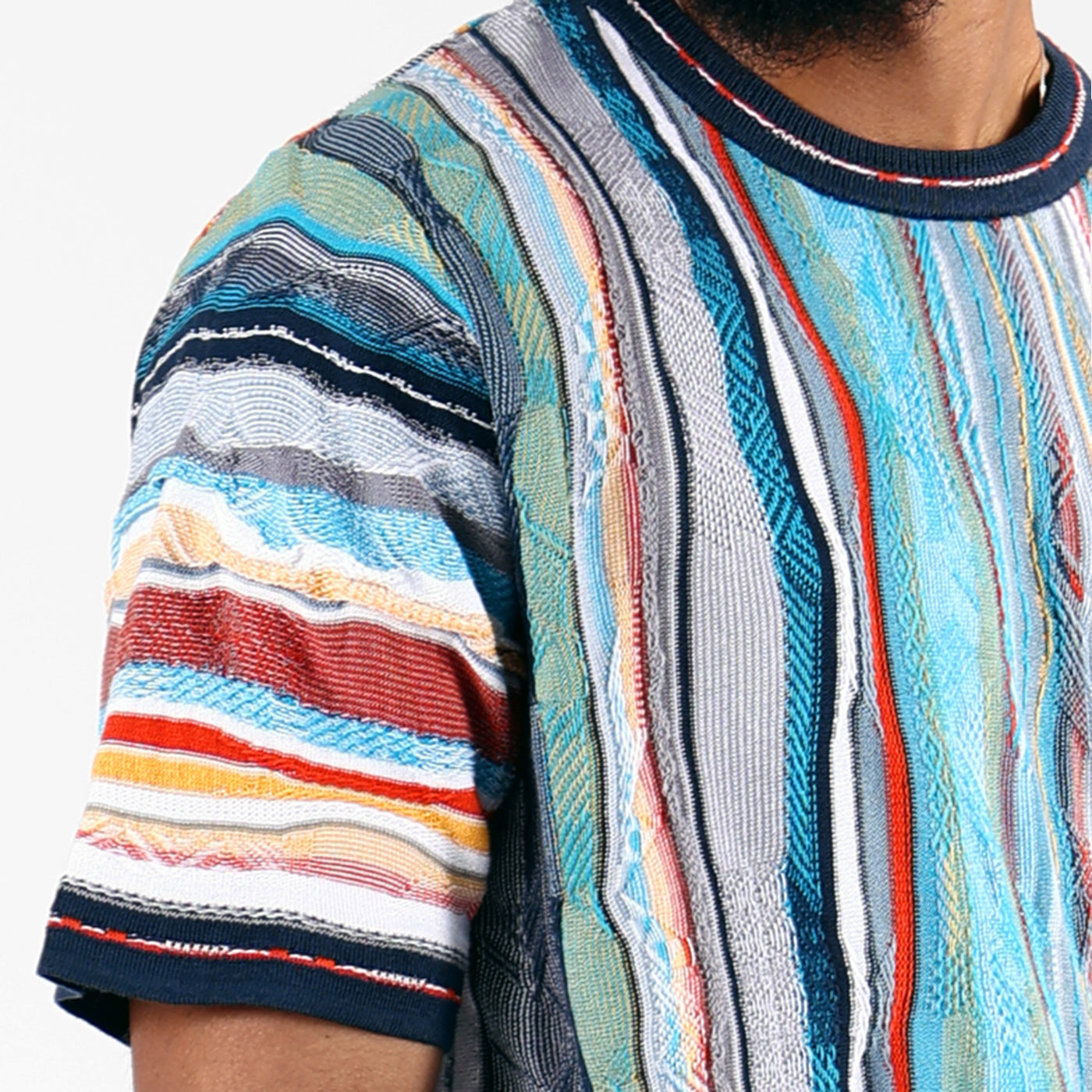 New- COOGI Light Weight Tee in Blue and Gray