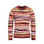 New - COOGI Women's Light Weight Knit LS Top - Pink-Yellow