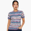 New - COOGI Women's All-Season Short Sleeve Sweater Knit Top - Purple Base