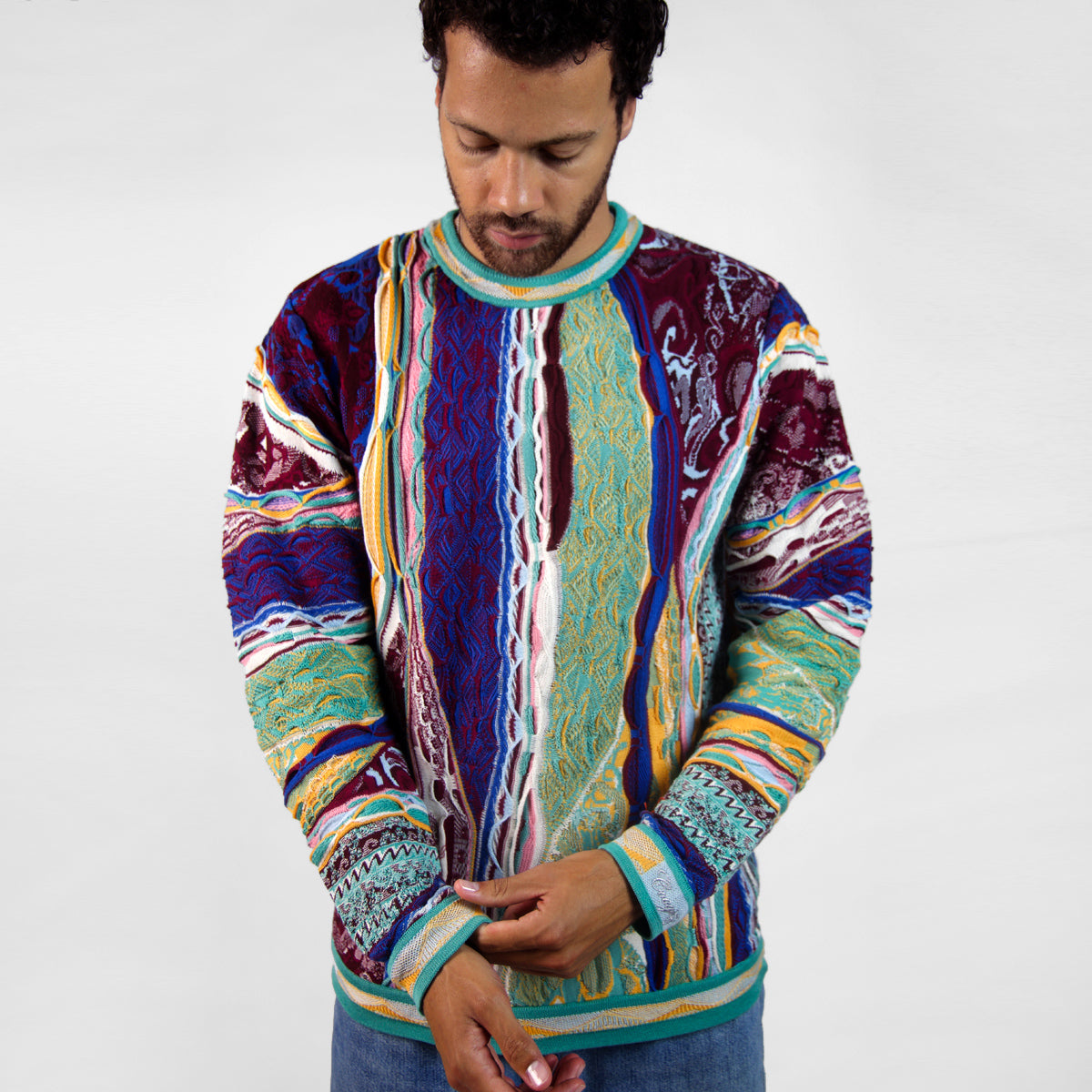 Geccú outlet Men’s Coogi Style Wool Sweater