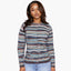 New - COOGI Women's All-Season Sweater Knit Cardigan - Blue Multi