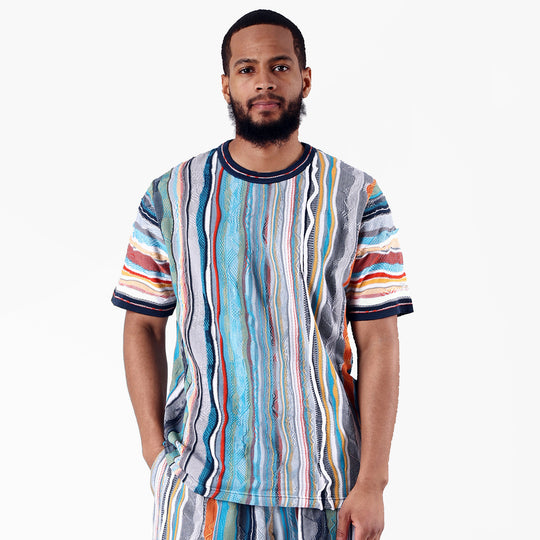 New- COOGI Light Weight Tee in Blue and Gray