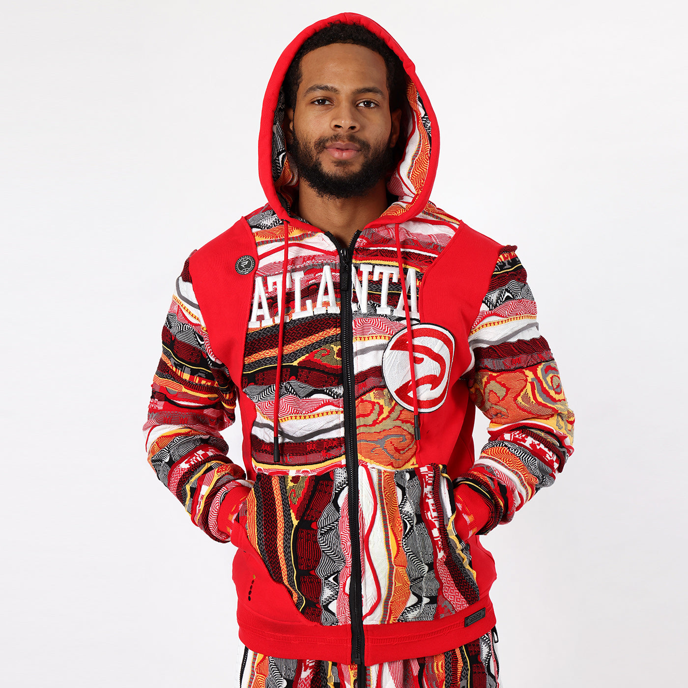 New - COOGI X NBA X Protege - Atlanta Hawks Full Zip Hoody - Set