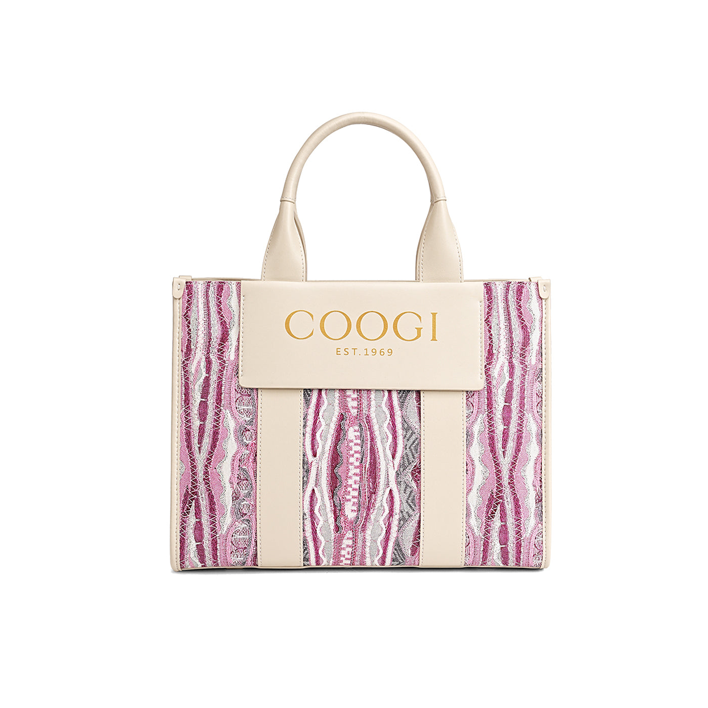 New - COOGI Hamptons Tote Bag - Fuchsia