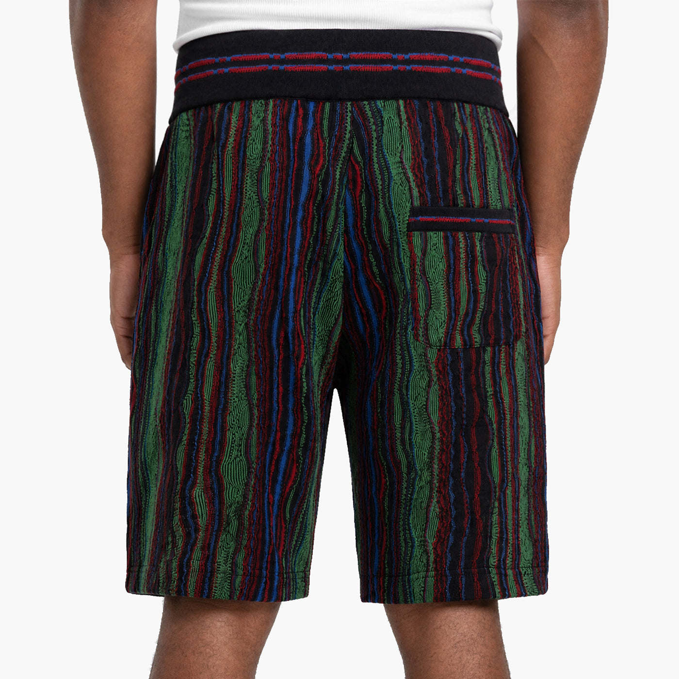 New -COOGI Light Weight Sweater Knit Shorts - Green Base