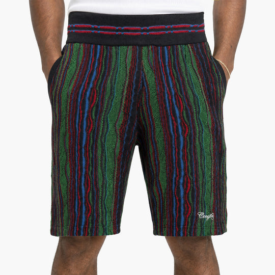 New -COOGI Light Weight Sweater Knit Shorts - Green Base