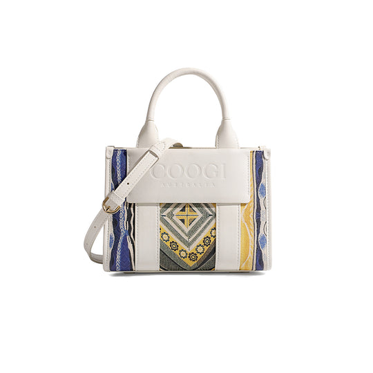 New - COOGI Hamptons Mini Tote Bag - Cream