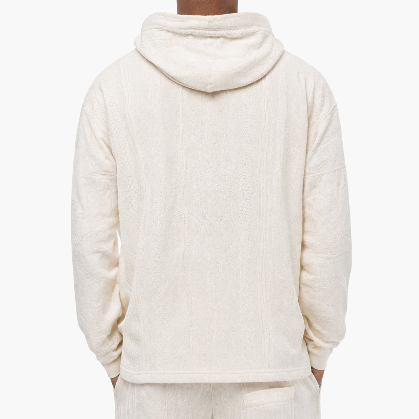 New - COOGI Light Weight Sweater Knit Cloud Dancer Hoody