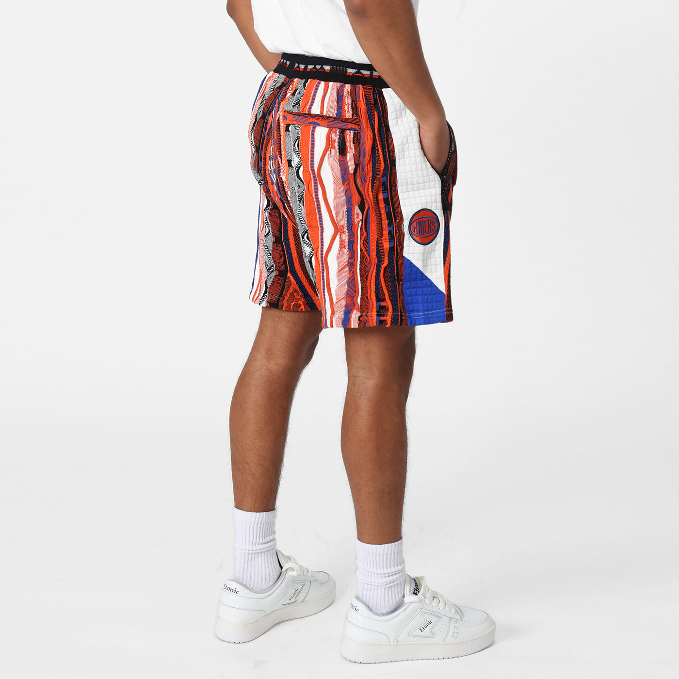 New - COOGI X NBA X Protege - Knicks Sweater Knit Basketball Shorts