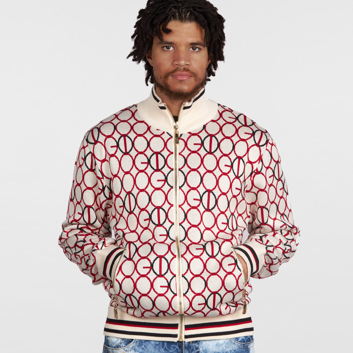 Sweatshirt Louis Vuitton x Supreme Red size XL International in