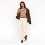 New - COOGI Women's Light Weight Short Sleeve Sweater Knit Top - Multi-Color
