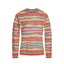 New - COOGI Women's All-Season Knit LS Top - Orange Multi