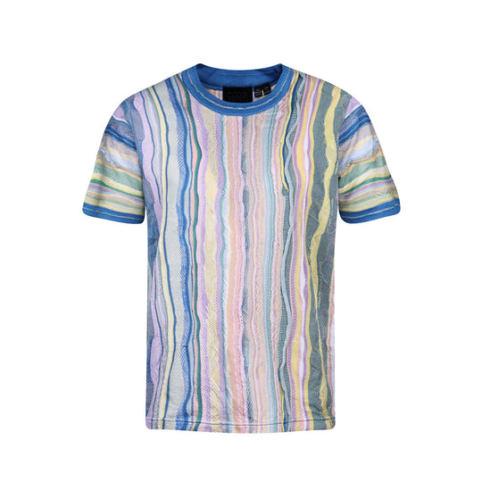 New- COOGI Light Weight Sweater Knit Tee in Pink and Blue
