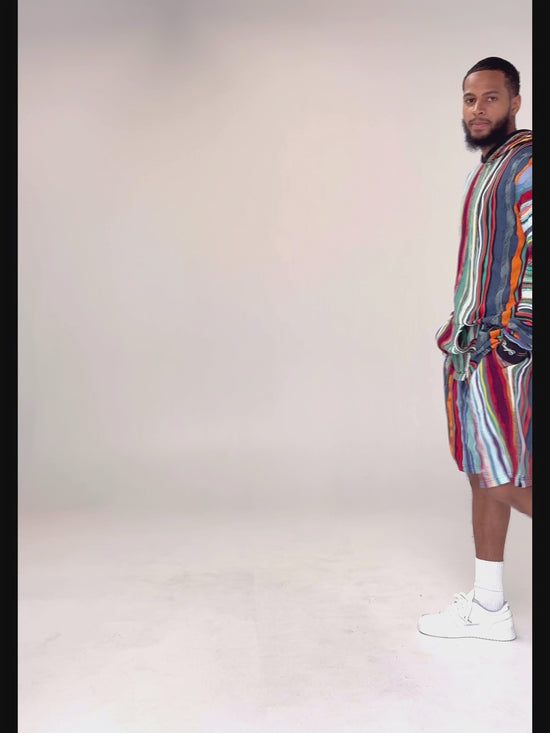 New - COOGI Light Weight Sweater Knit Hoody in Jade Black