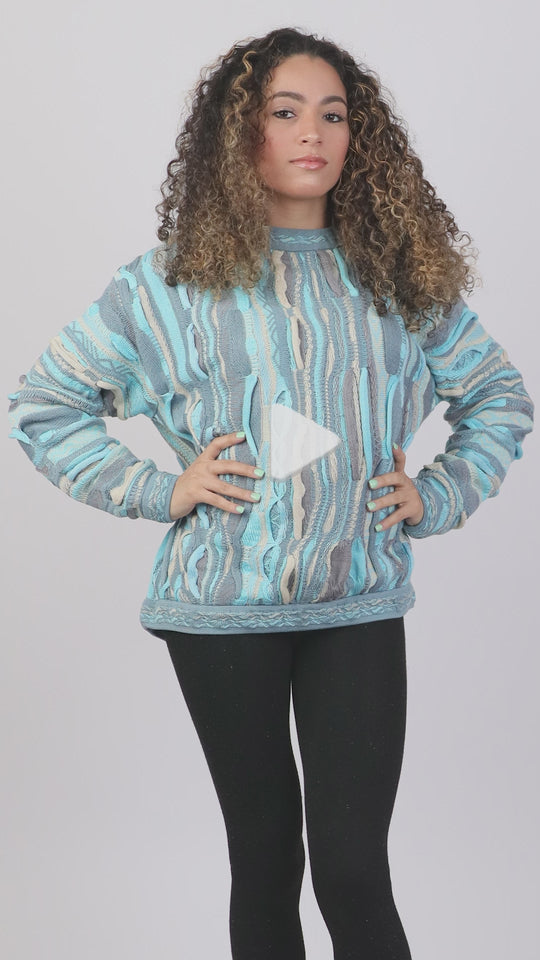 Ocean Blue Sweater
