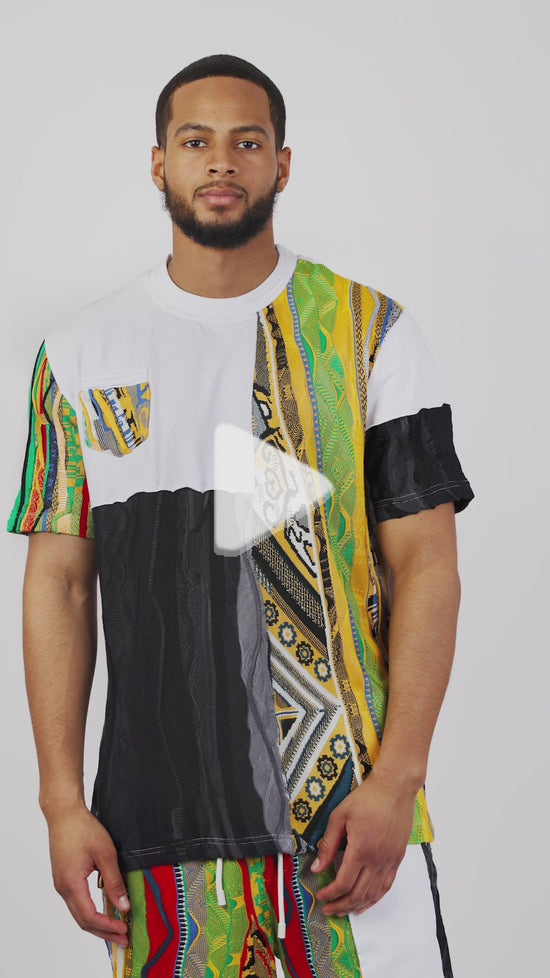 COOGI Sweater-Pieced Tee - Gold