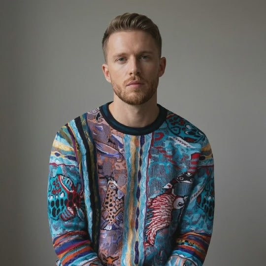 NEW - COOGI Art Collection - Sea Cruise Crewneck