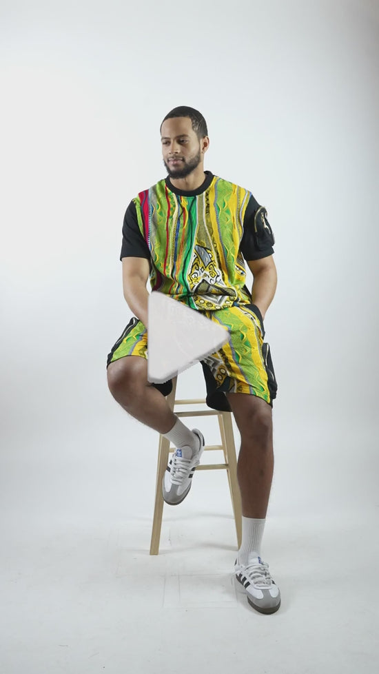 Sweater Pieced Fleece Shorts - OG Noir