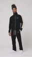 Introducing - COOGI Heavy Weight Fashion Knit Track Jacket - Black