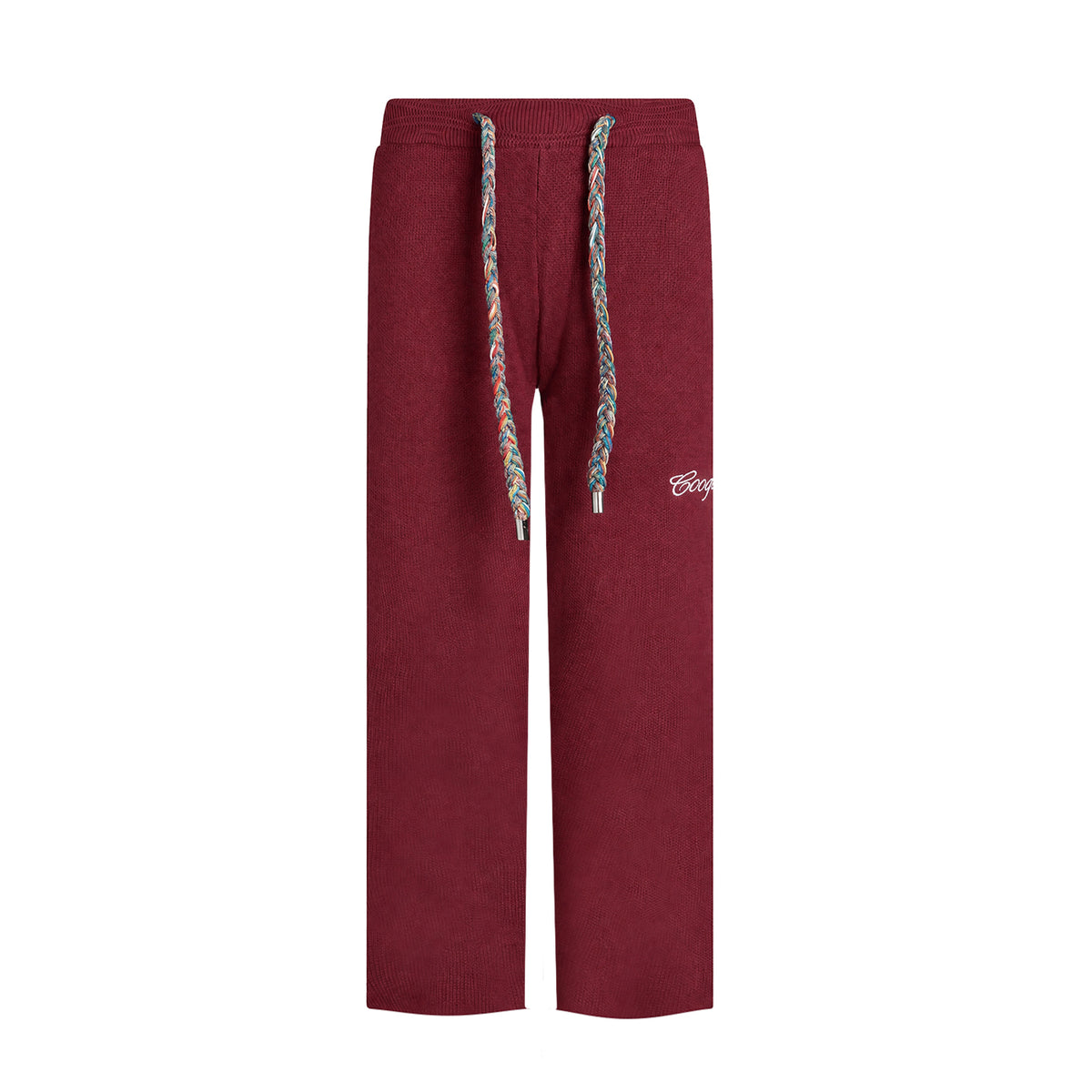 Introducing - COOGI Heavy Weight Fashion Knit Pants- Red