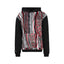 COOGI Sweater Pieced Fleece Hoody - Red-Black