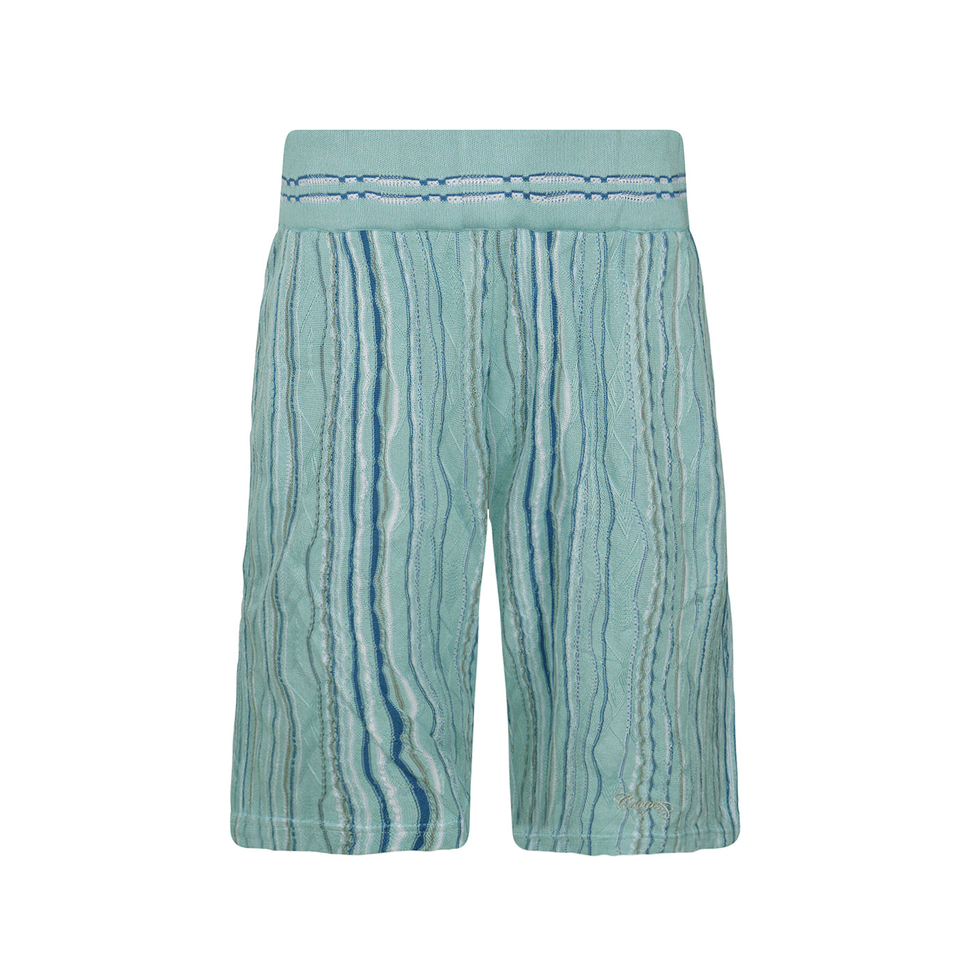 New -COOGI Light Weight Sweater Knit Shorts - Blue Base