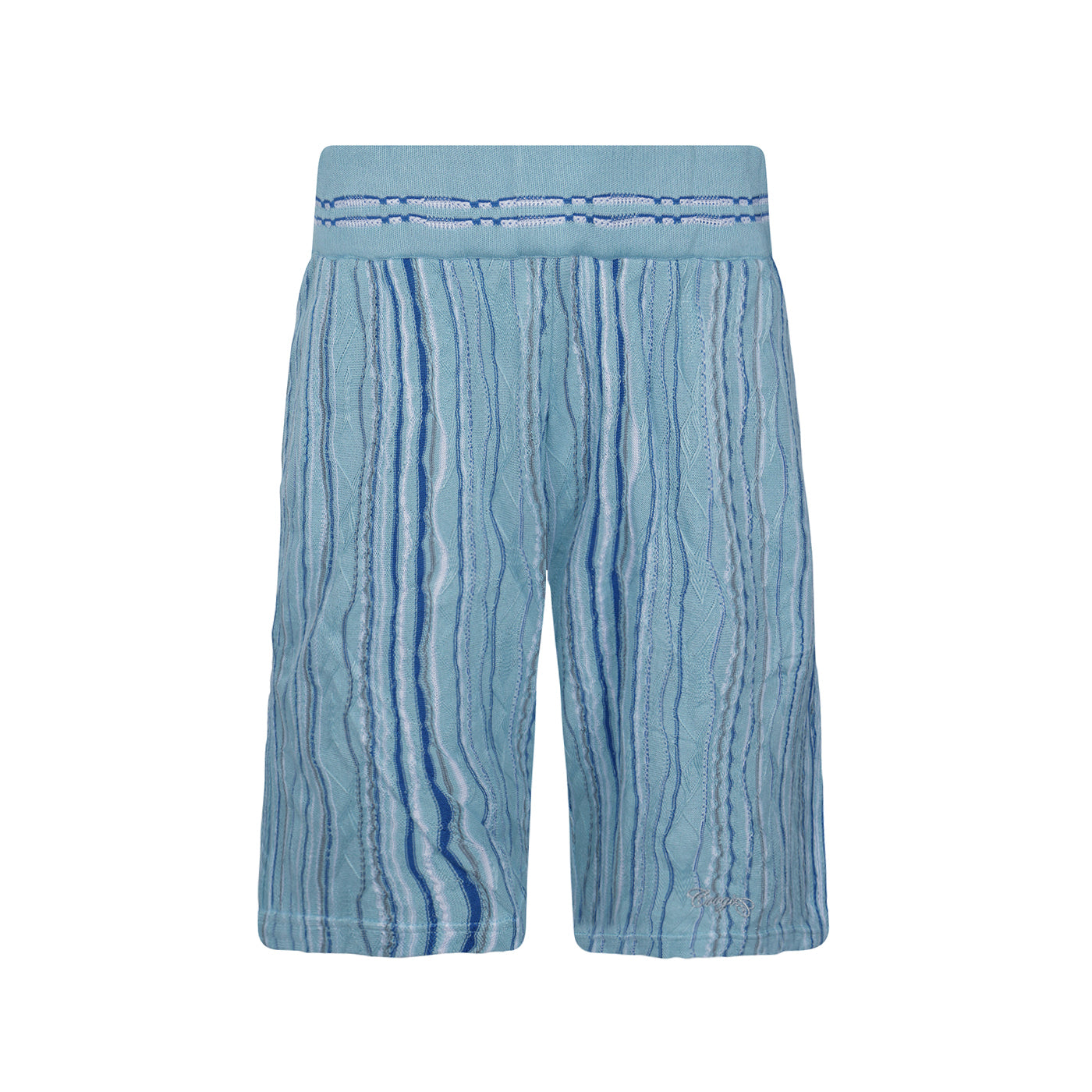 New -COOGI Light Weight Sweater Knit Shorts - Blue Base