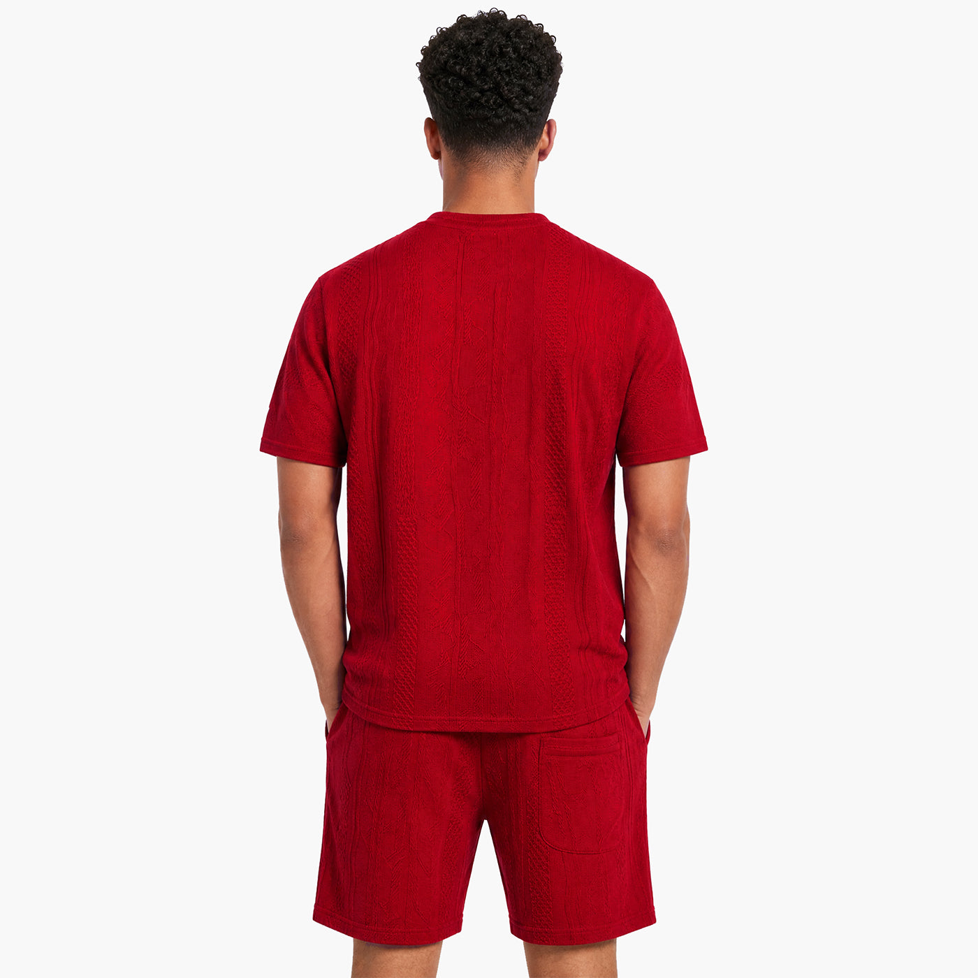 New - COOGI Light Weight Sweater Knit Red Alert Tee