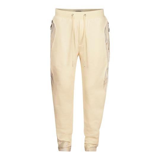 Ivory Mist - Sweater Pieced Fleece Jogger