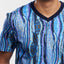 COOGI Classic Blues All Over V Neck Tee
