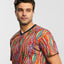 COOGI Sunset Classic All-Over V-Neck Tee