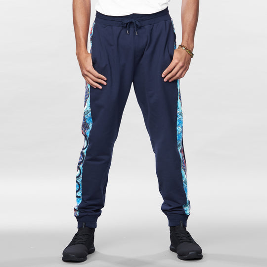 COOGI Blue-Red Fleece Jogger